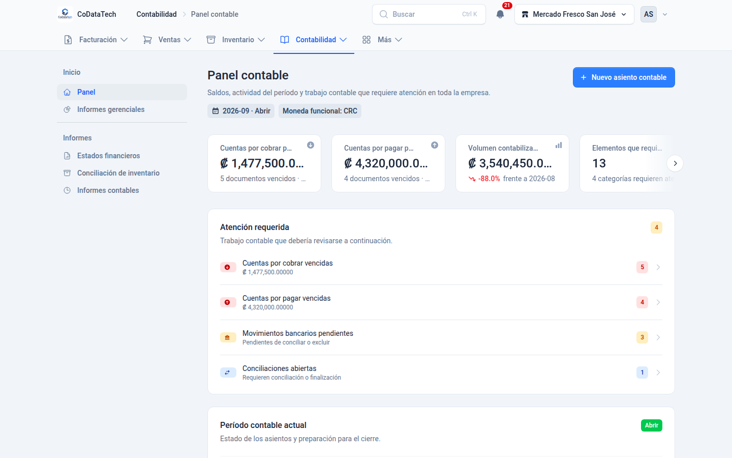 Software de contabilidad completa en Costa Rica